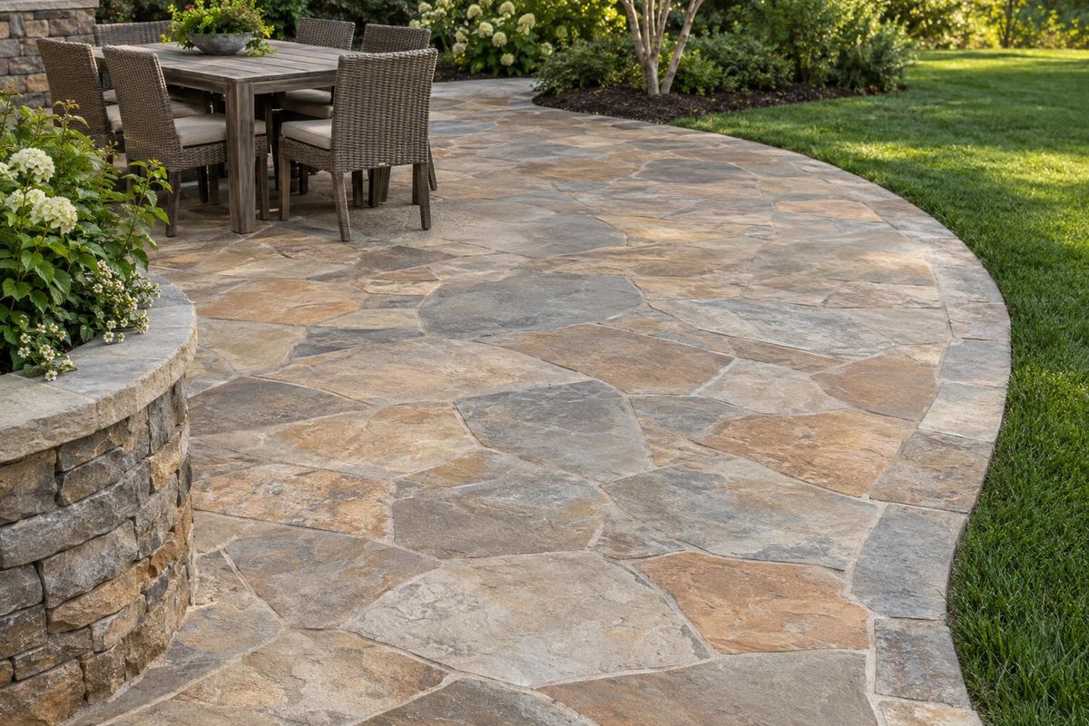 Custom Stone & Flagstone Patios