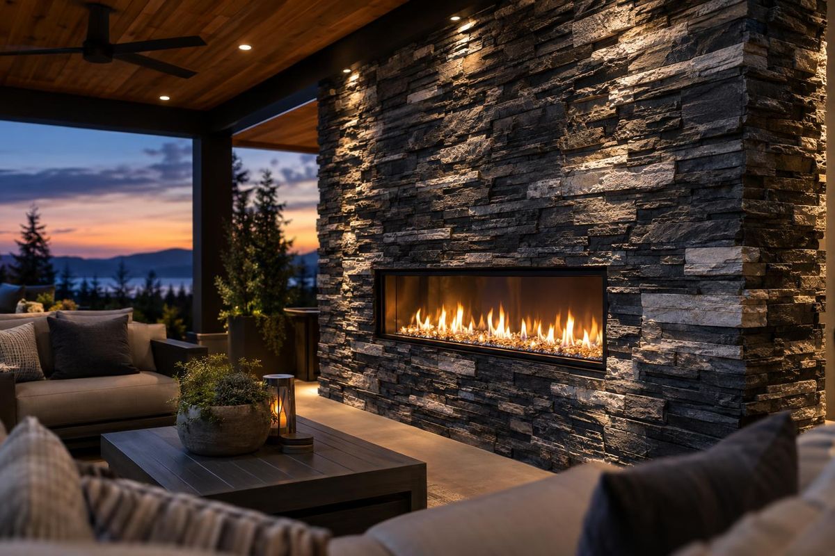 Ledgestone Accent Walls